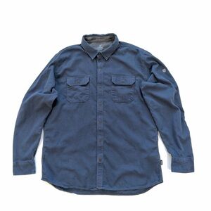 Kuhl Descendr Flannel Shirt Men’s L - Button Up Long Sleeve 7244 - Blue